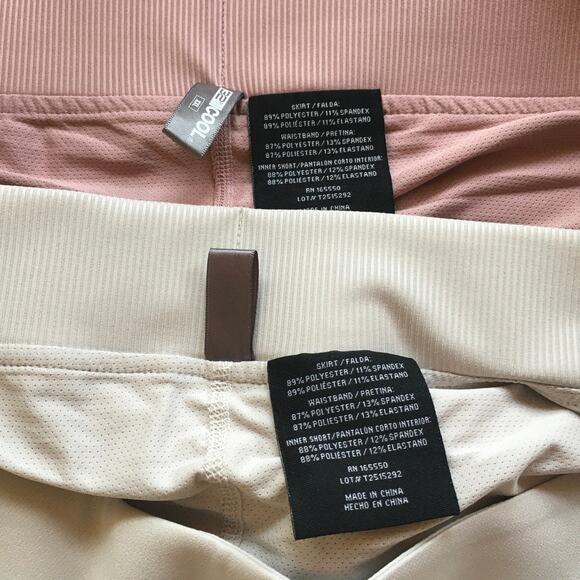 *Lot of 2* 32 Degrees Cool Skort Womens Size XXL Pink Light Grey Cooling Summer - Picture 6 of 6